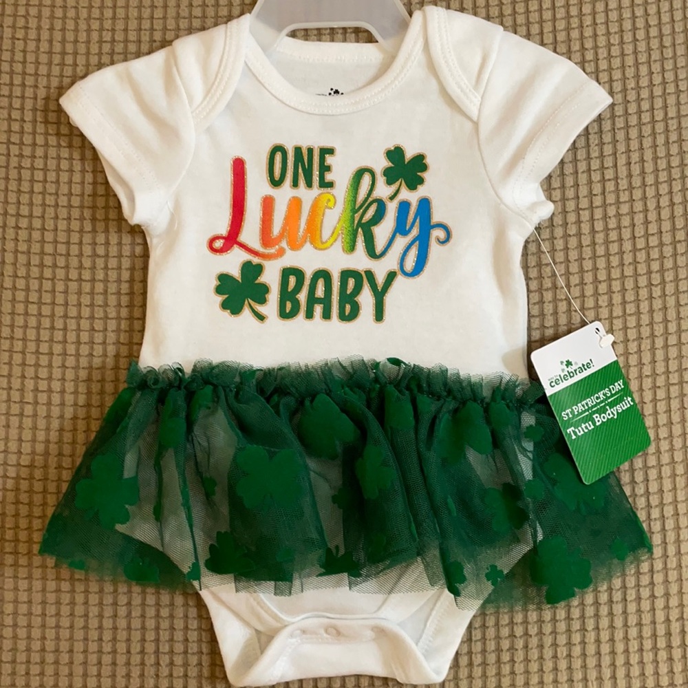👼3 for $10👼 Celebrate St Patrick’s Day Onesie NB